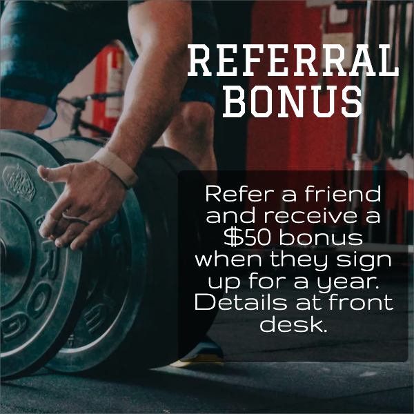 Crossfit - Referral bonus offer template